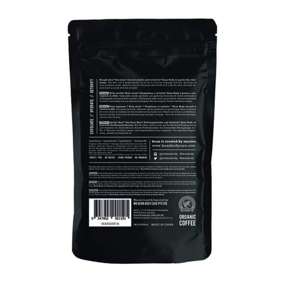 NWT Mr.Bean Coffee Bean Scrub - Mandarin - Picture 2 of 4